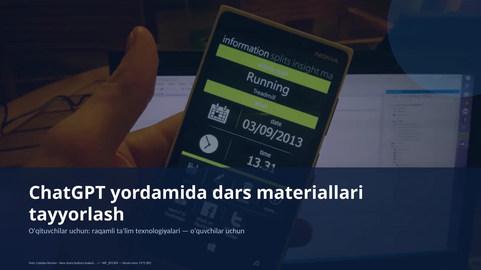 Dars materiallari tayyorlash