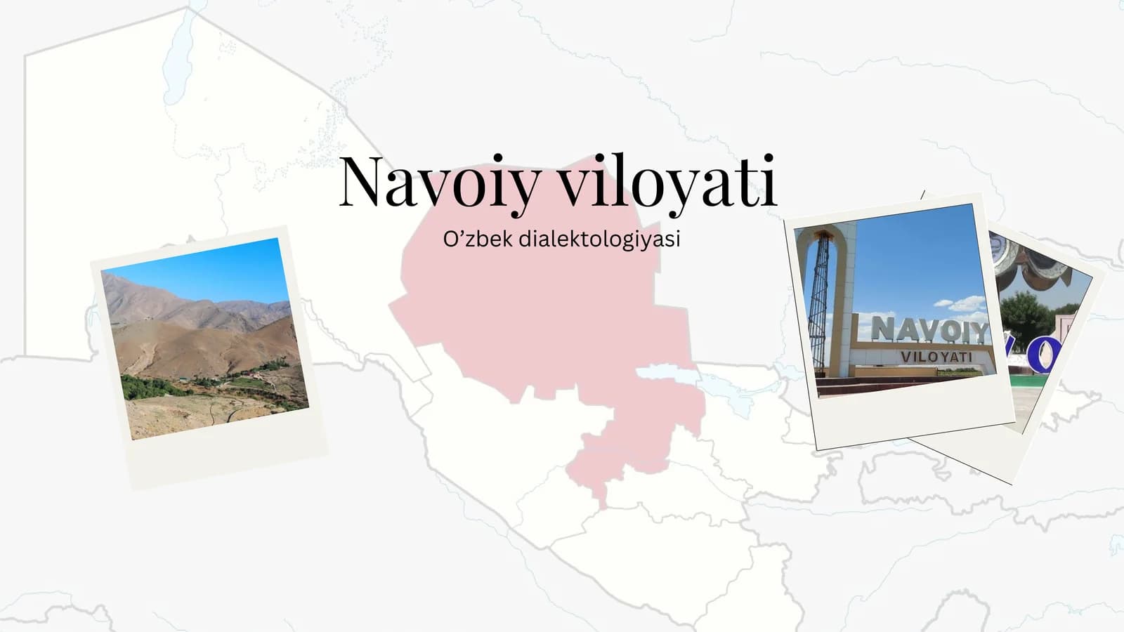 Navoiy viloyati dialektologiyasi