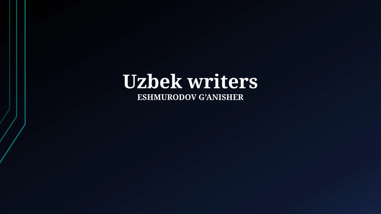 Classical Uzbek Literature