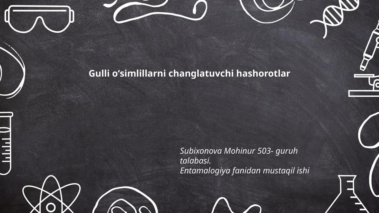 Gulli oʻsimlillarni changlatuvchi hashorotlar