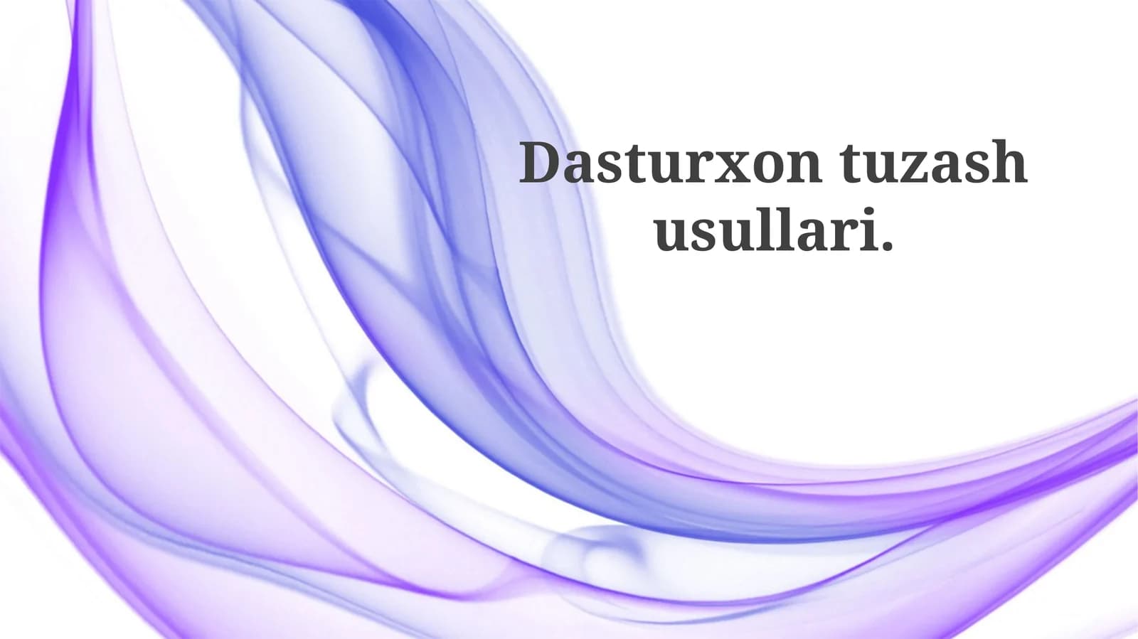 Dasturxontuzashusullari