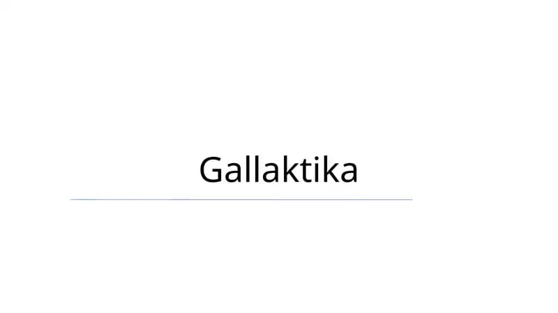 Gallaktika