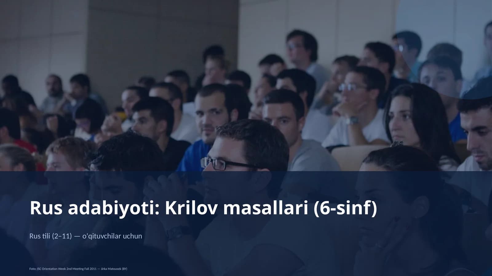 Rus adabiyoti: Krilov masallari (6-sinf)