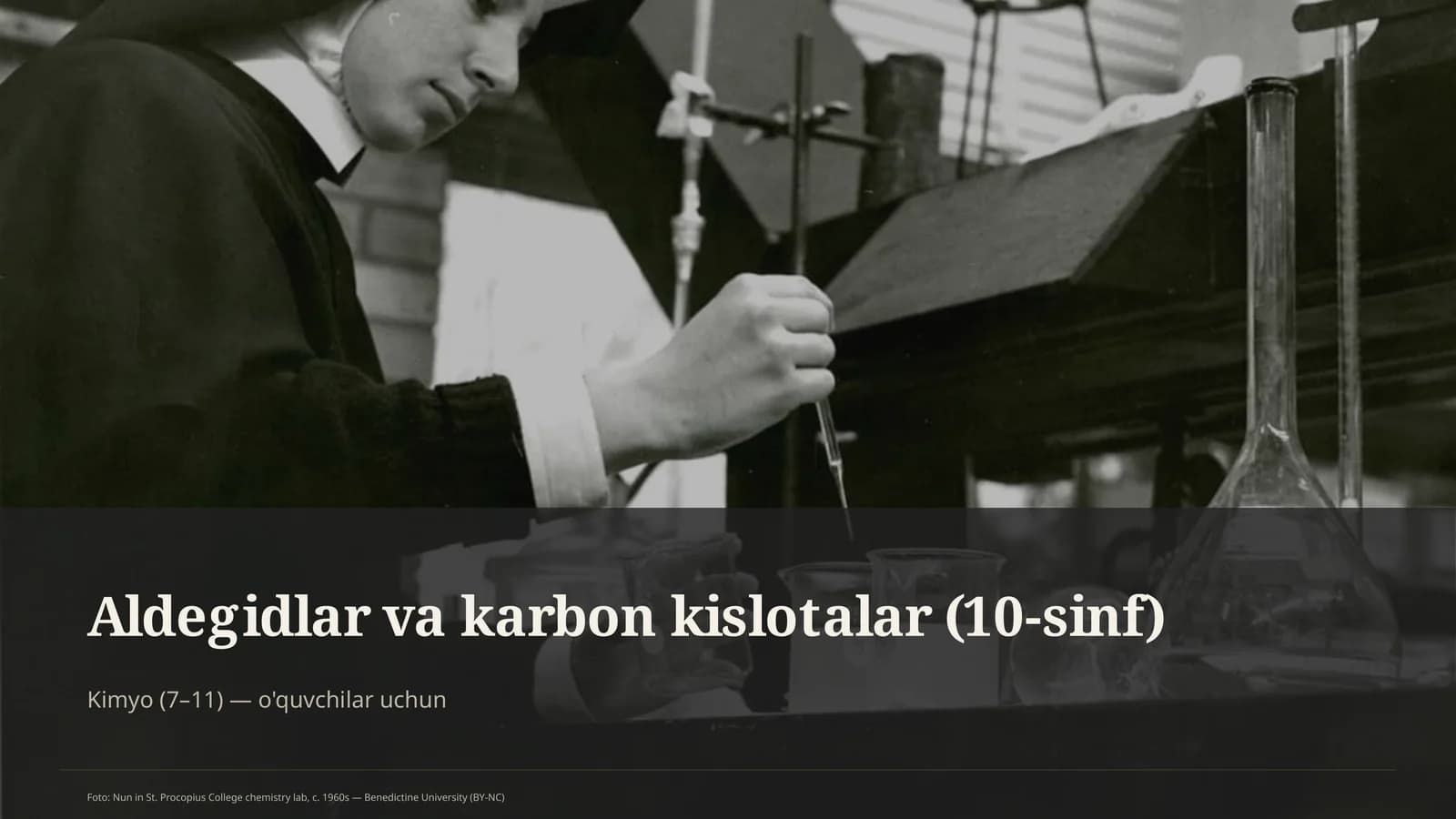 Aldegidlar va karbon kislotalar (10-sinf)