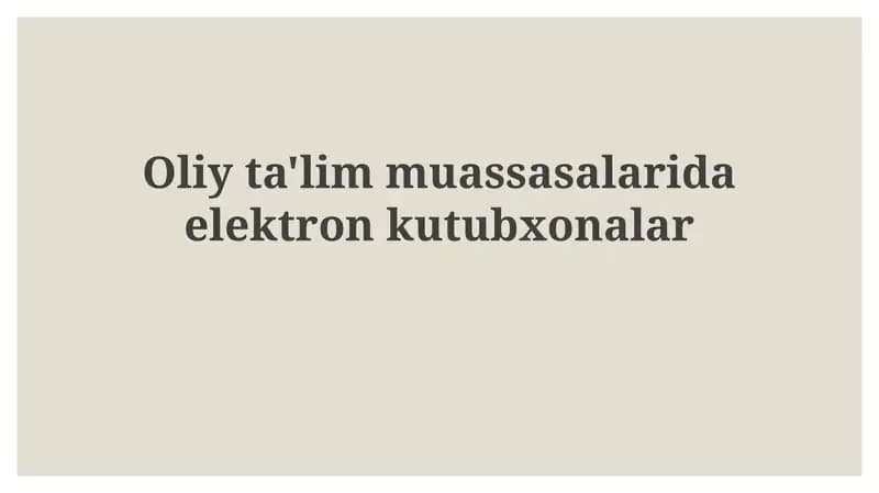 Elektron kutubxonalar
