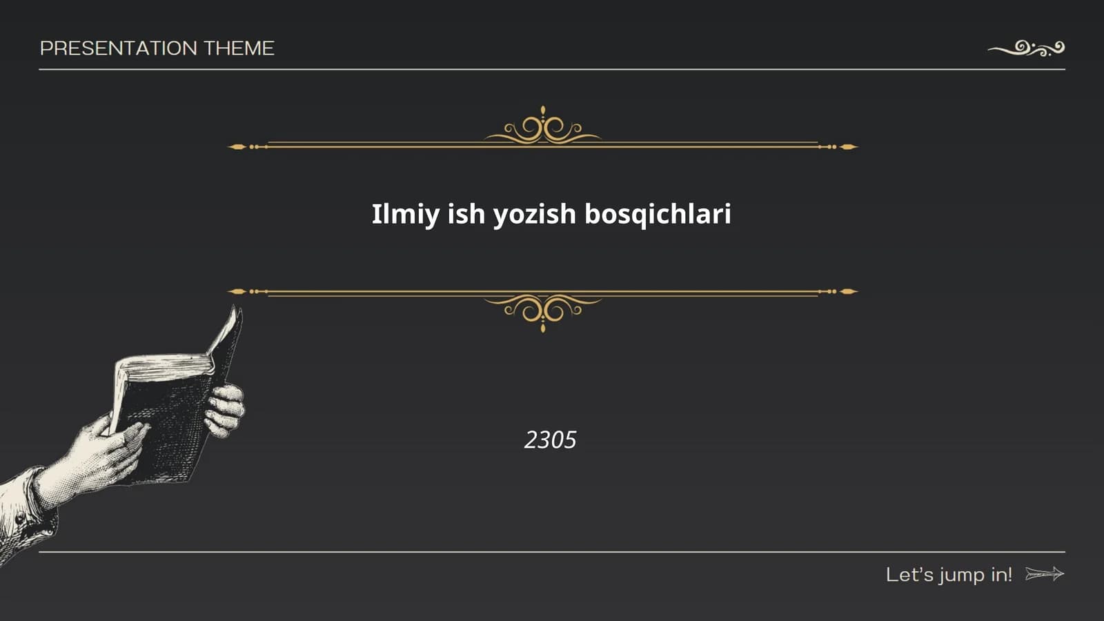 Ilmiy ish yozish bosqichlari