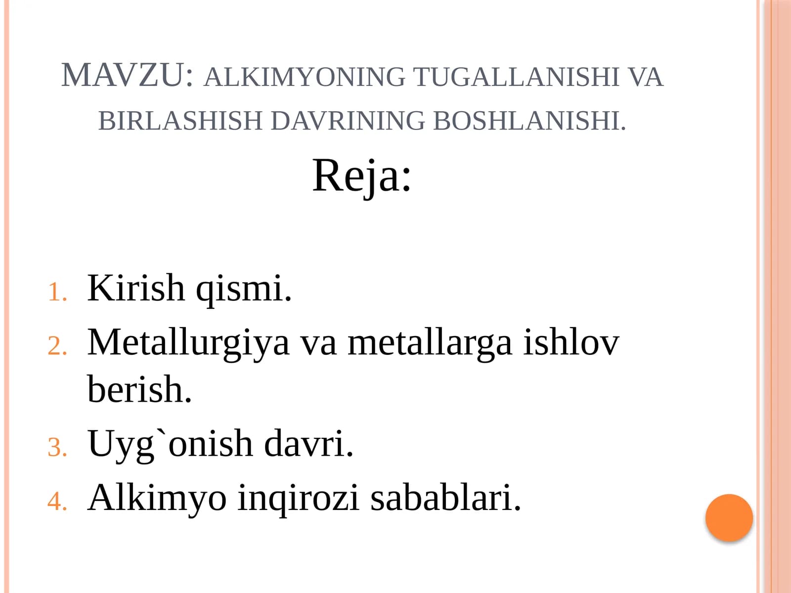 Alkimyoning Tugallanishi va Birlashish Davri