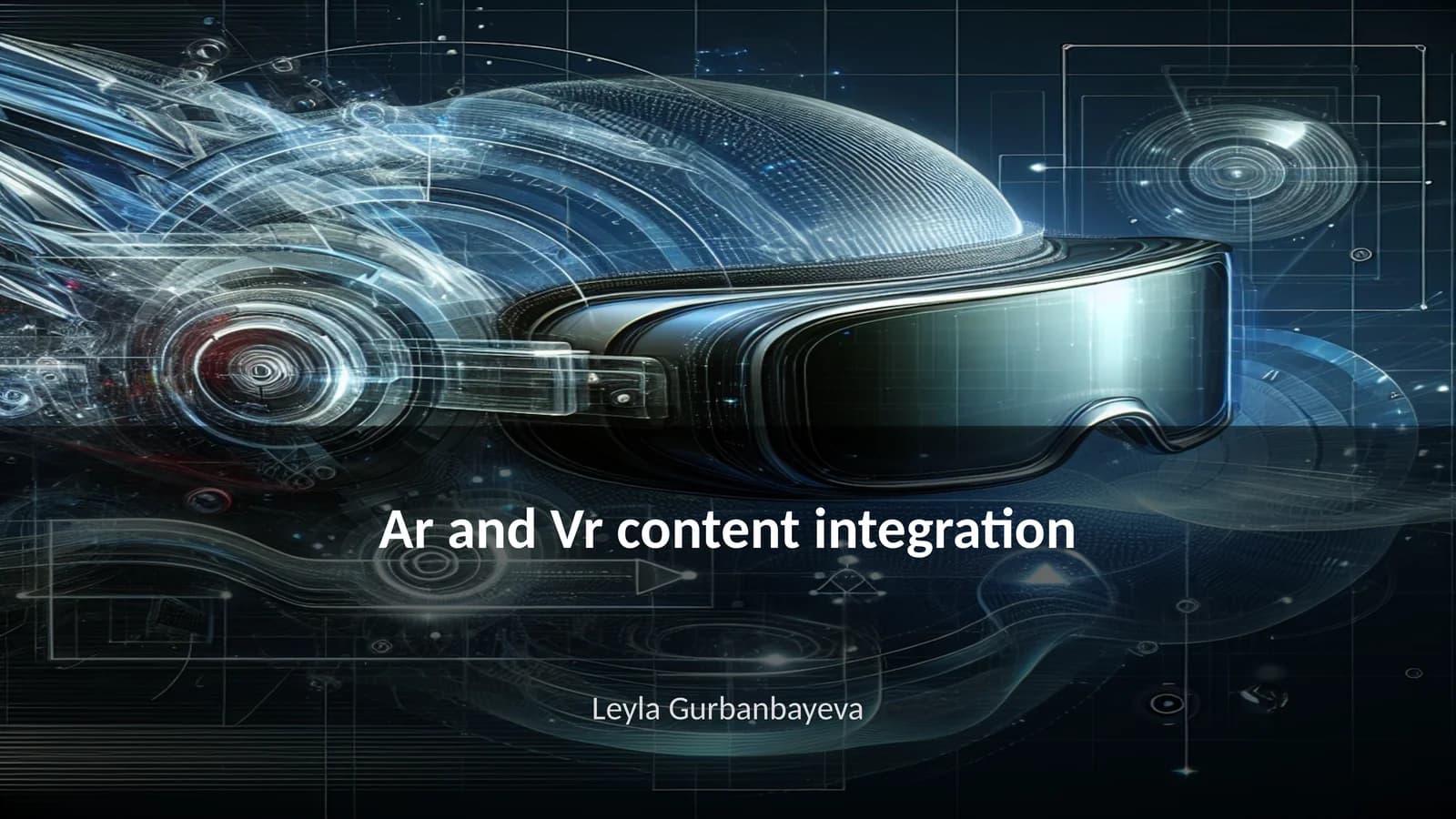 AR and VR content integration