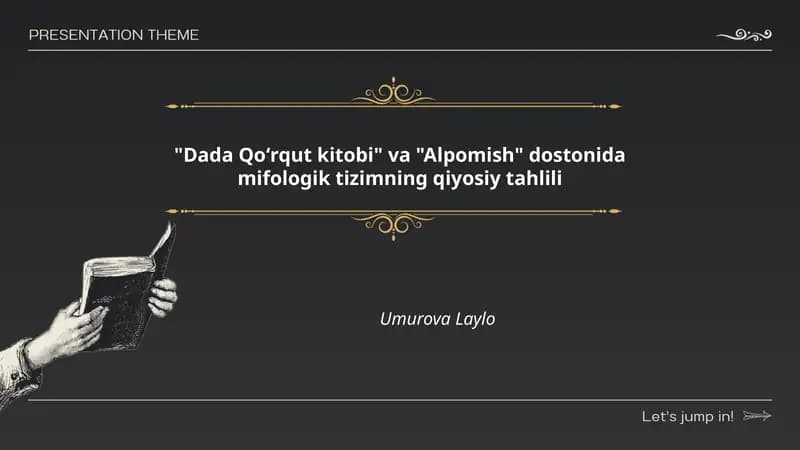 Dada Qoʻrqut kitobi, Alpomish