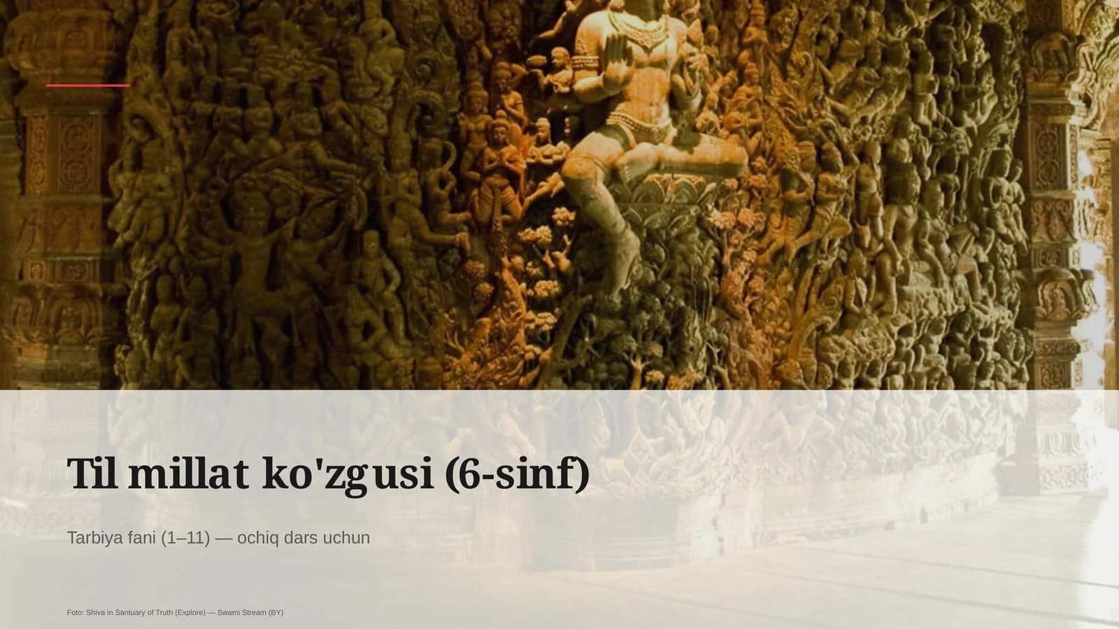 Til millat ko'zgusi (6-sinf)