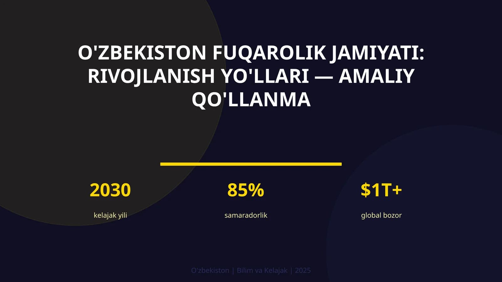 O'zbekiston fuqarolik jamiyati: rivojlanish yo'llari — amaliy qo'llanma
