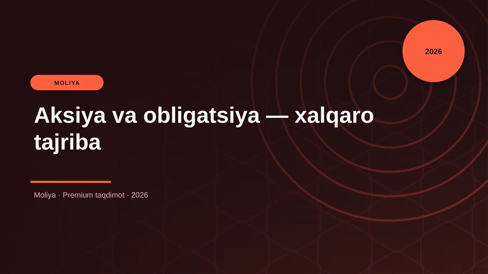 Aksiya va obligatsiya - xalqaro tajriba