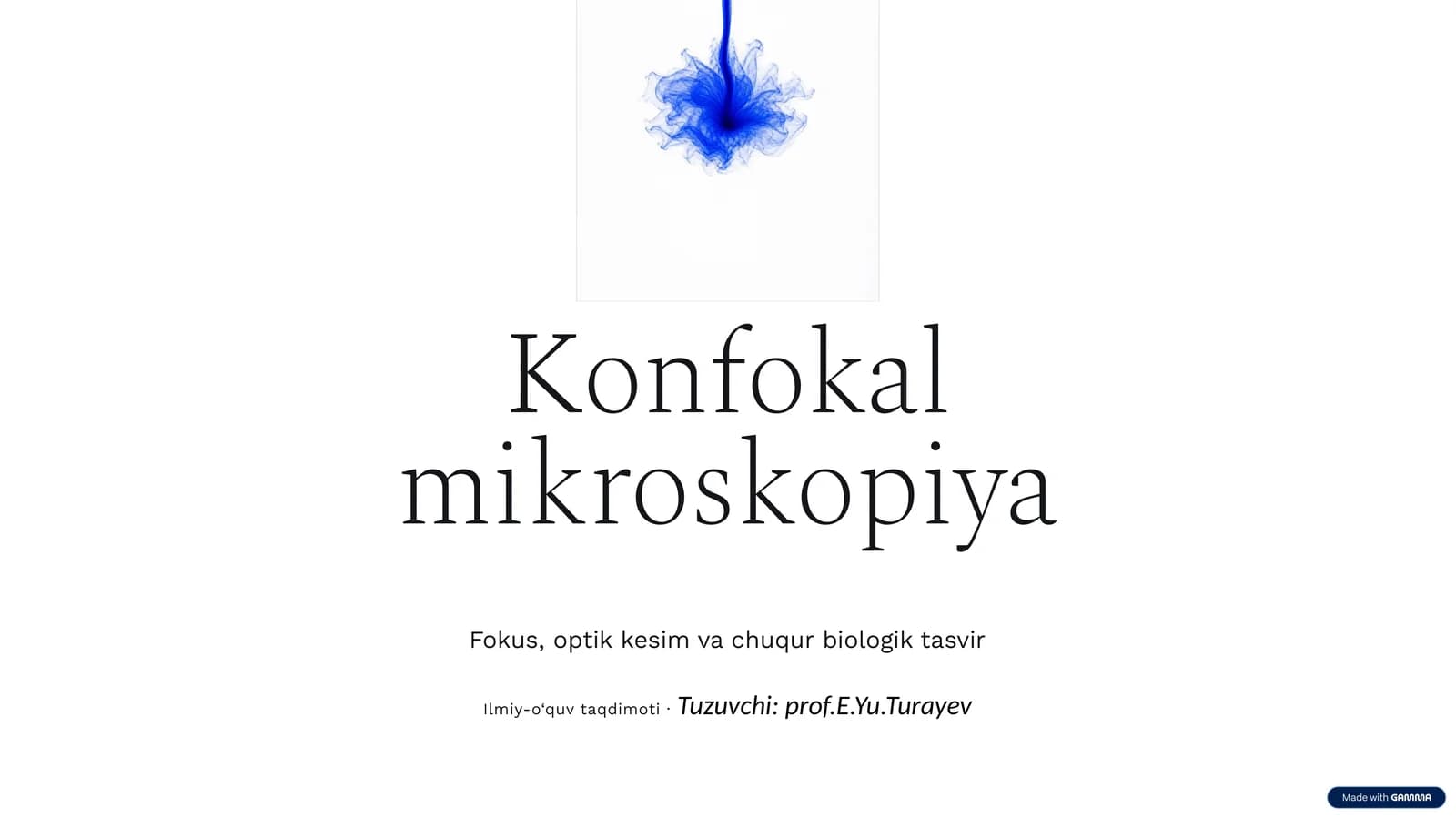 Konfokal mikroskopiya
