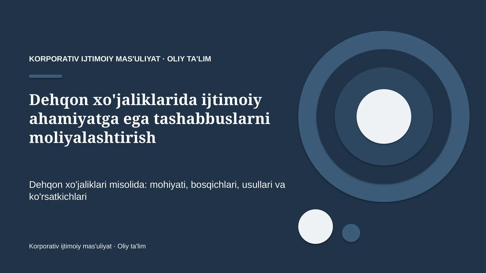 dehqon xo'jaliklarida ijtimoiy ahamiyatga ega tashabbuslarni moliyalashtirish 4757