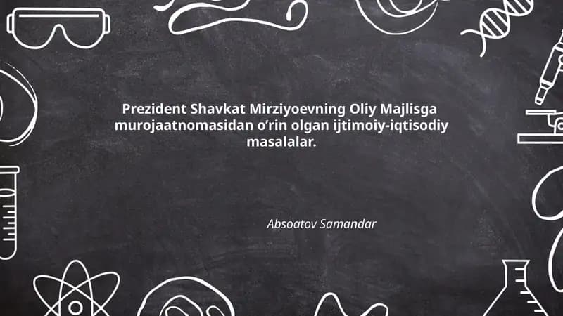 Iqtisodiy o‘sish va barqarorlik siyosati