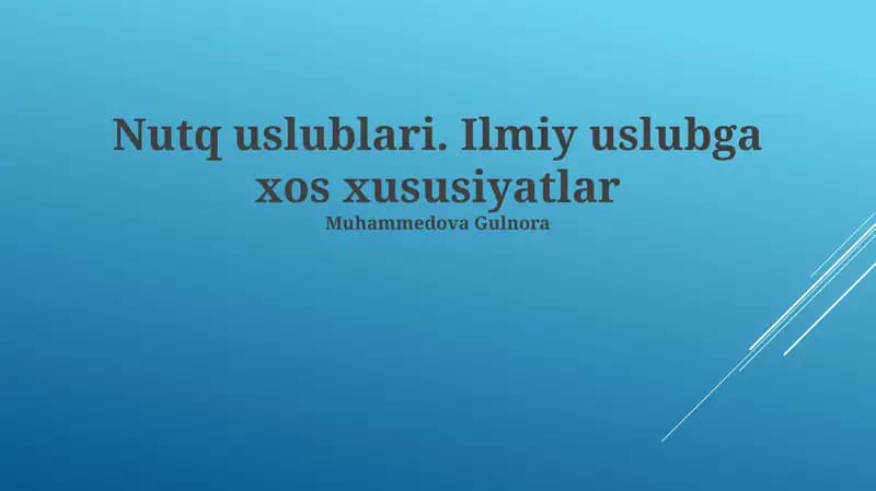 Grafikalar va jadvallardan foydalanish