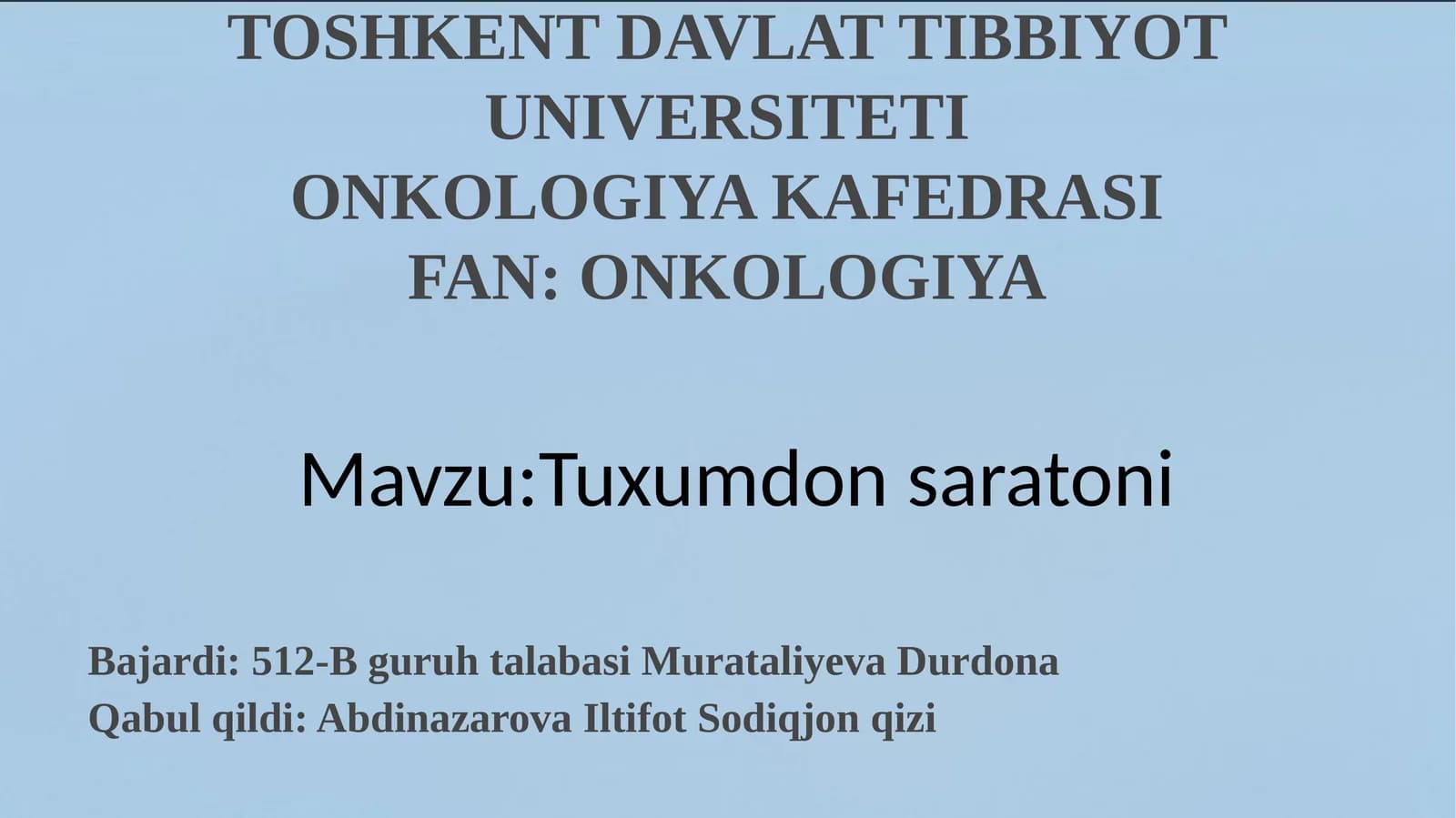 Tuxumdonsaratoni