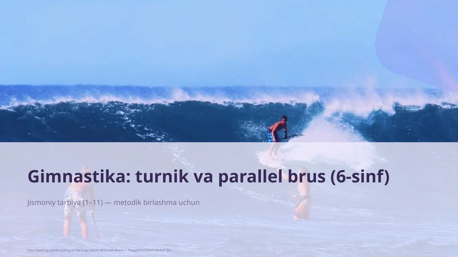 Gimnastika: turnik va parallel brus (6-sinf)