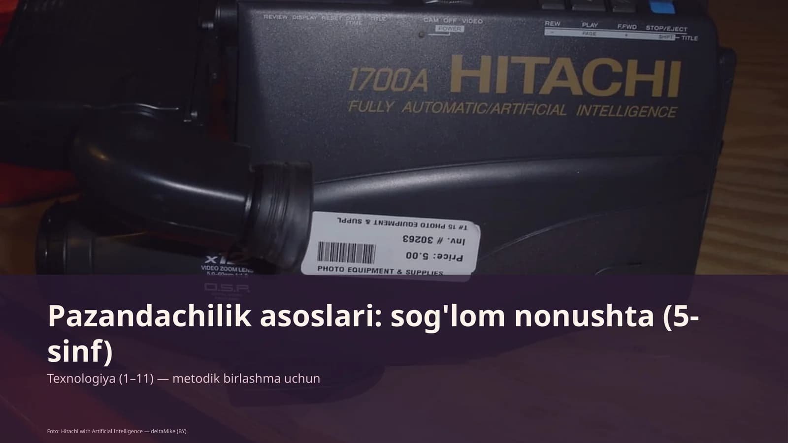 Sog'lom nonushta (5-sinf)