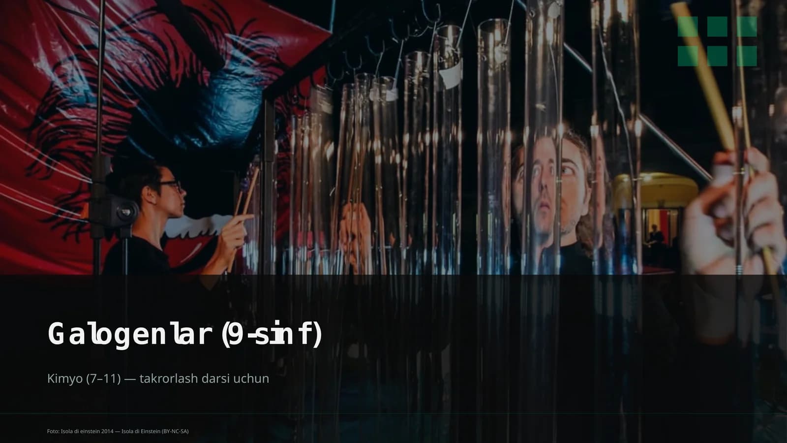 Galogenlar (9-sinf)