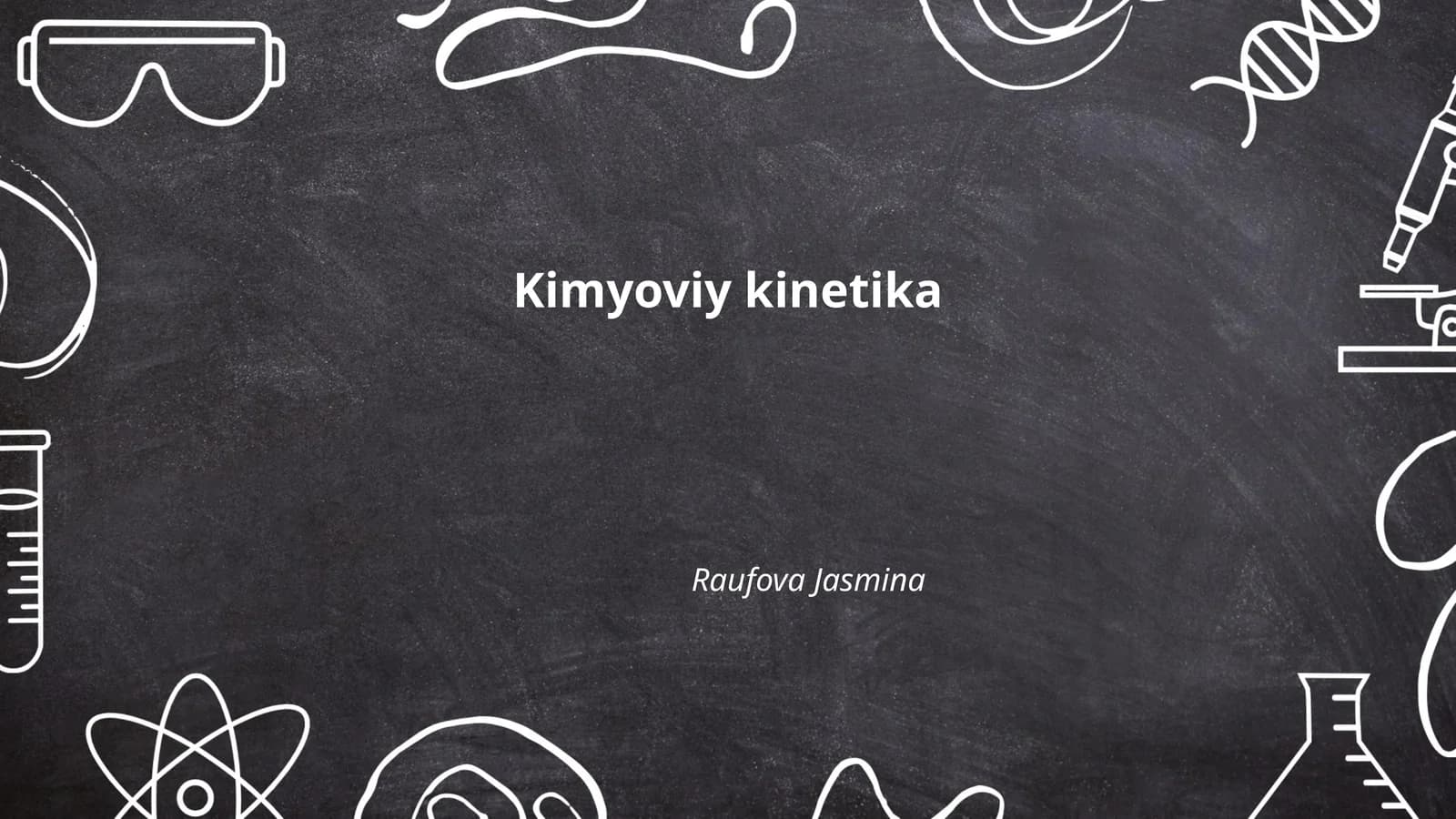 Kimyoviy kinetika