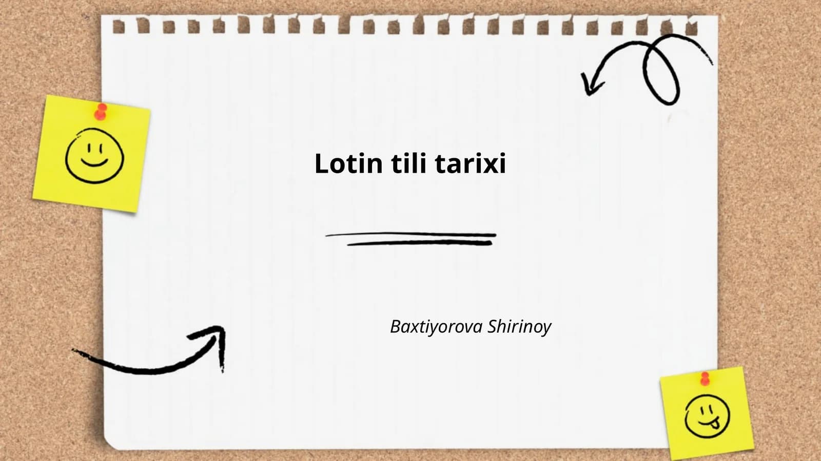 Lotin tili tarixi