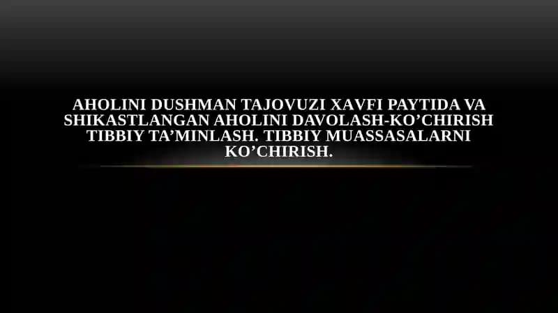 Tibbiy Ta'minlash