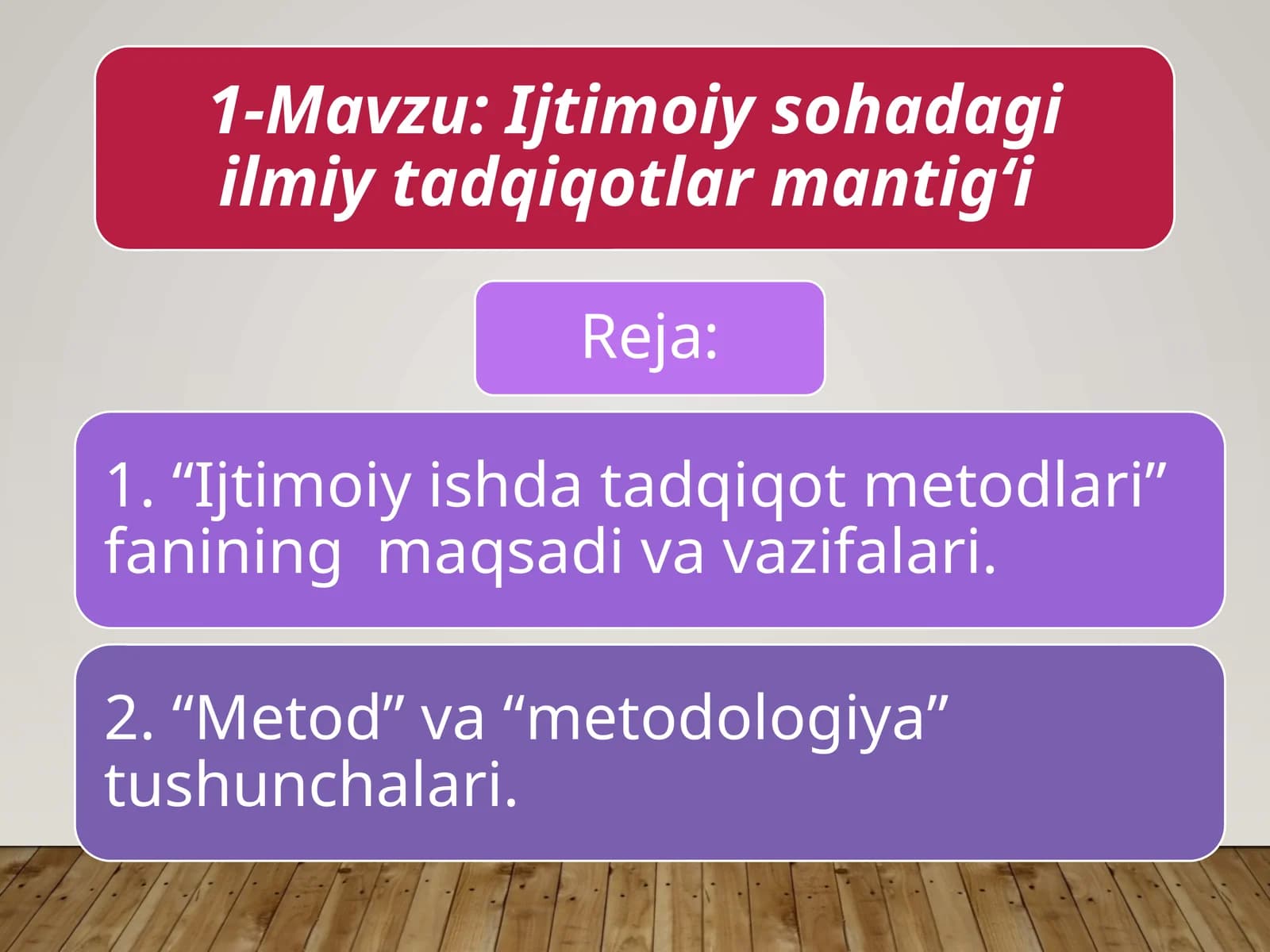 Ijtimoiy ishda tadqiqot metodlari