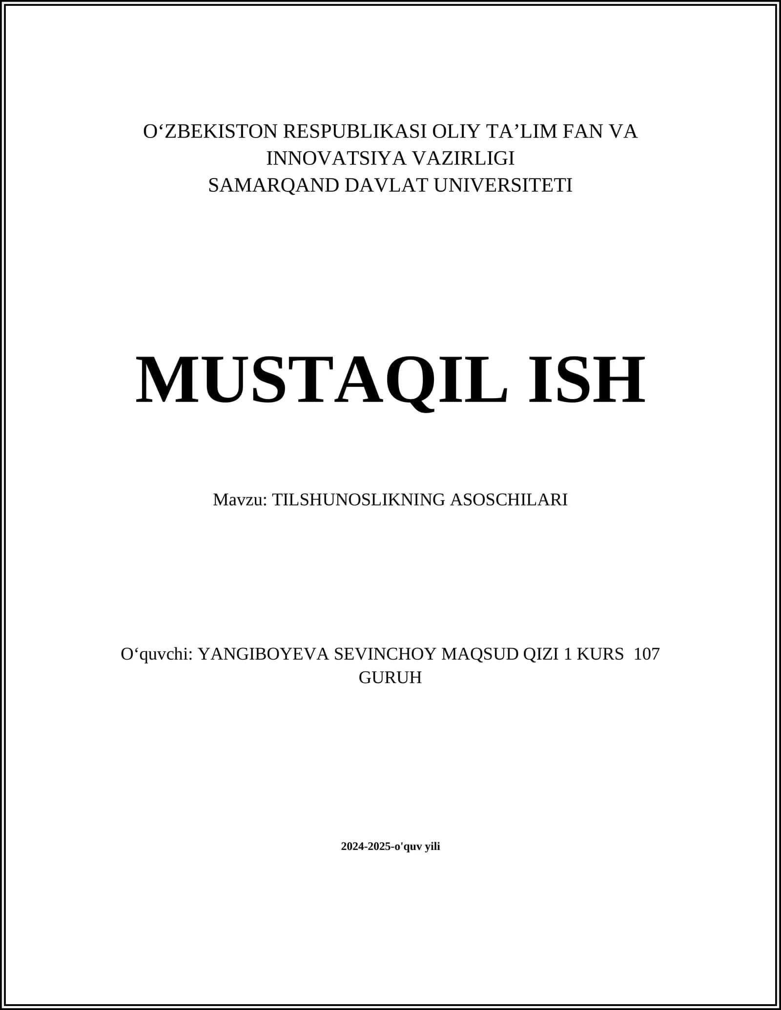 Tilshunoslikning Asoschilari