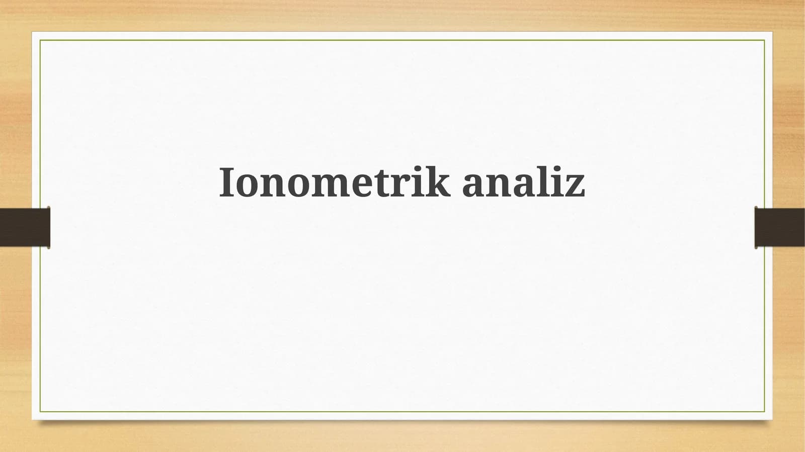 Ionometrikanaliz