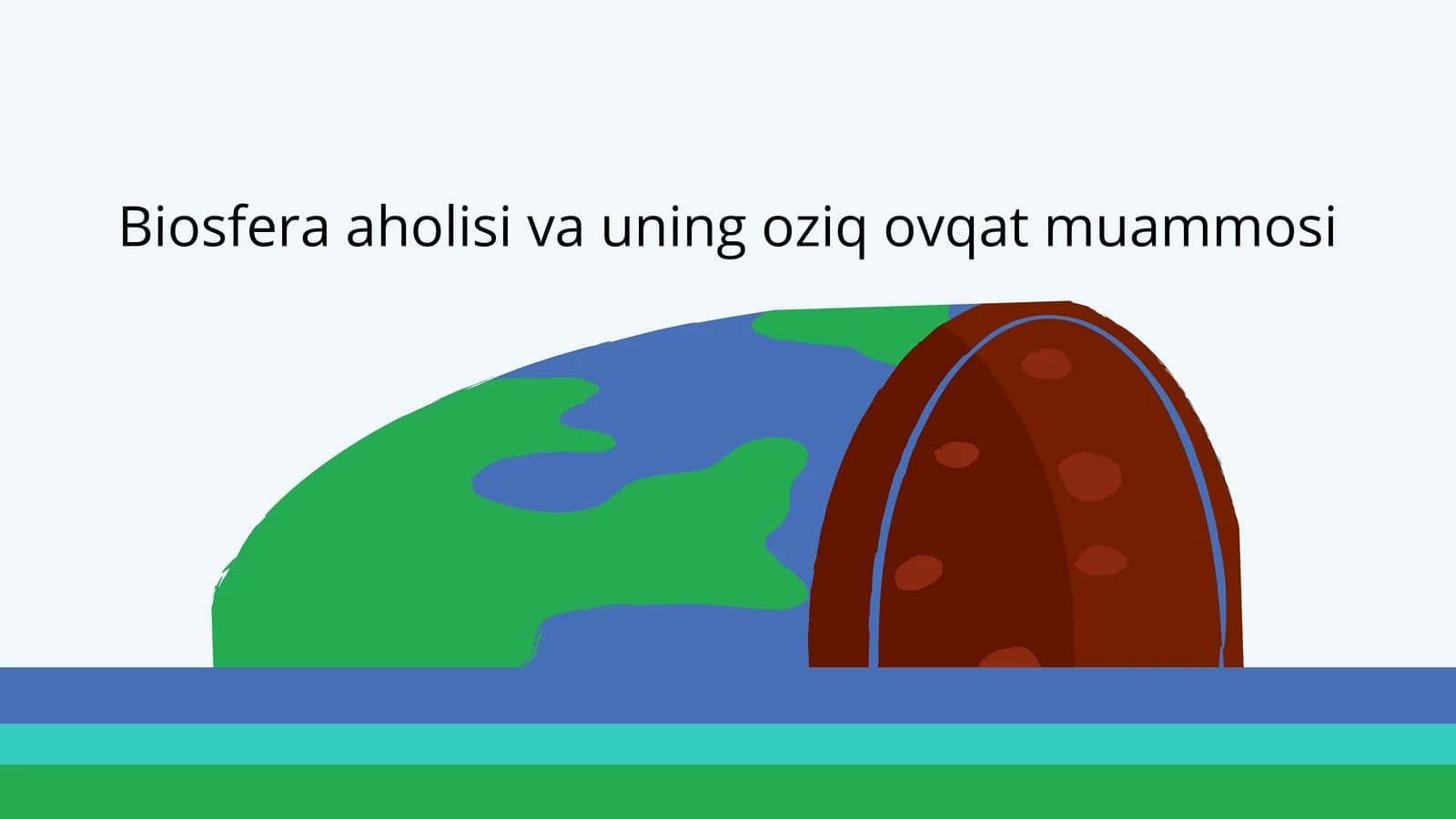Biosfera aholisi va uning oziq ovqat muammosi