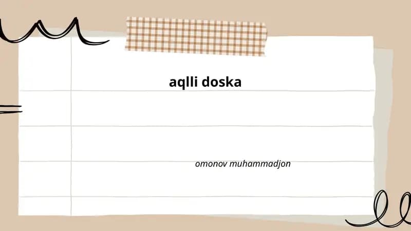 Aqlli doska