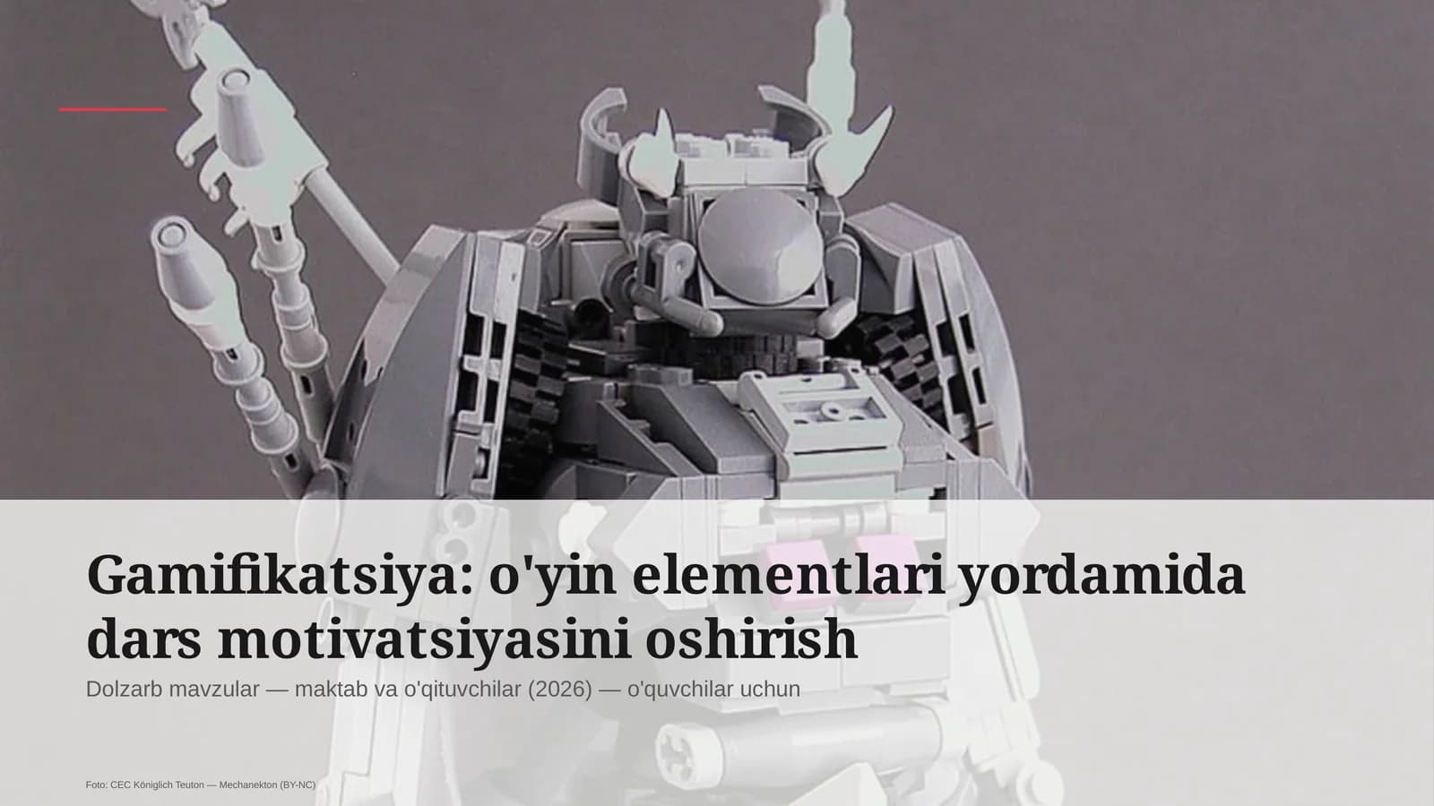 Gamifikatsiya: o'yin elementlari yordamida dars motivatsiyasini oshirish