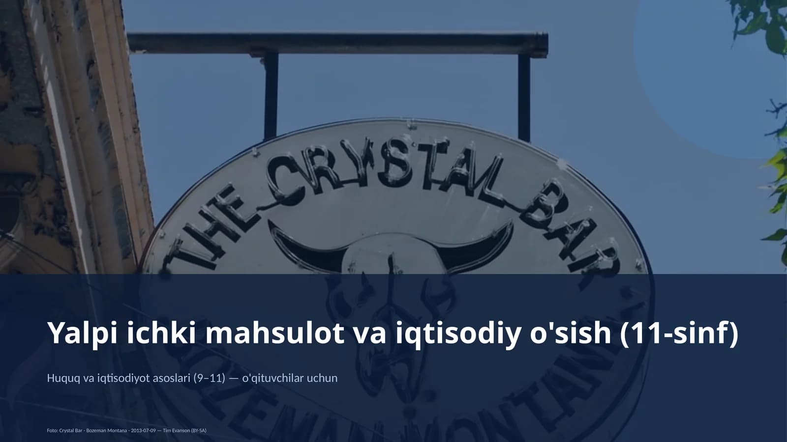 Huquq va iqtisodiyot asoslari