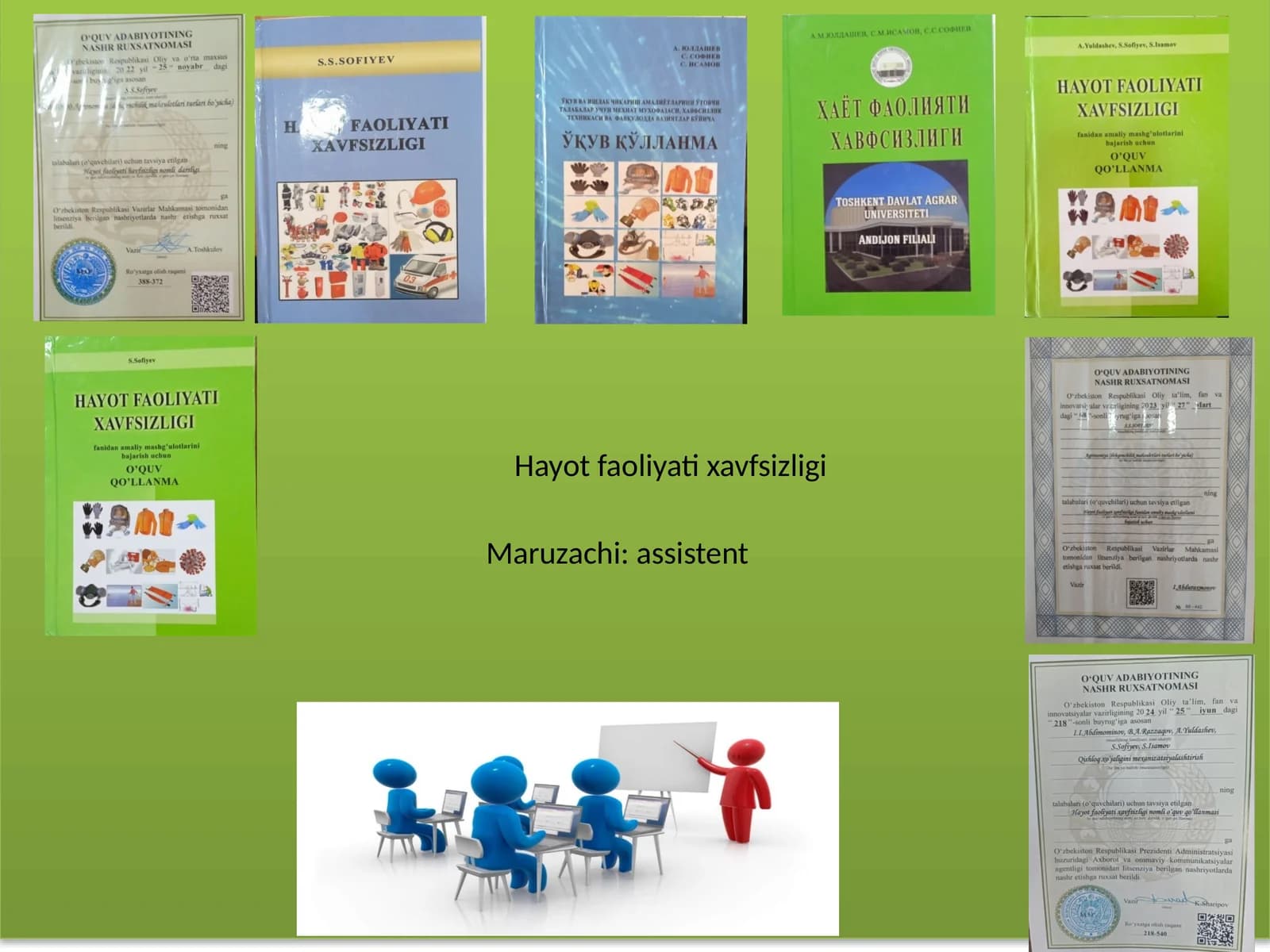Hayot faoliyati xavfsizligi MAVZU:Hayotfaoliyatixavfsizliginingnazariyasoslari