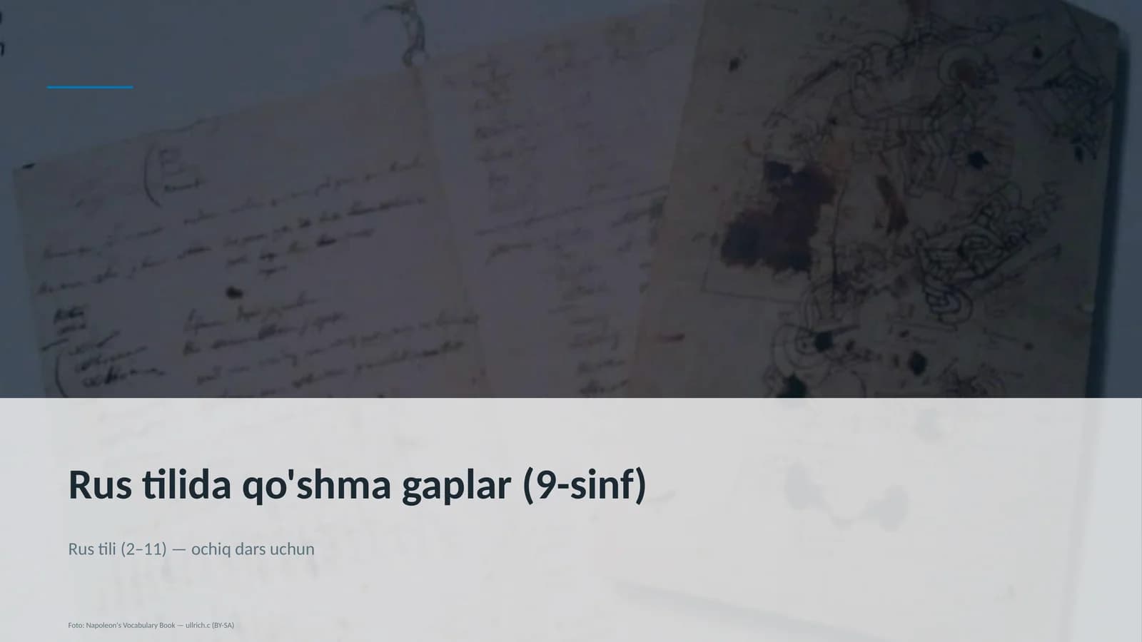 Rus tilida qo'shma gaplar (9-sinf)