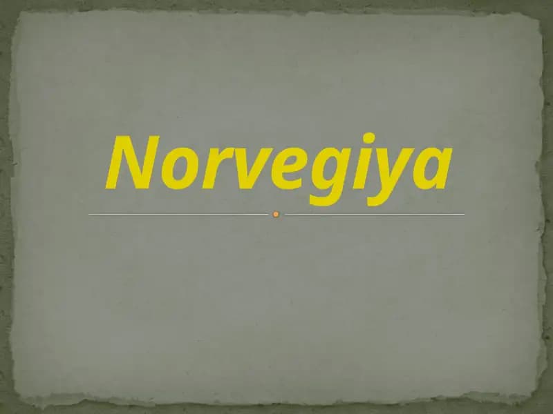 Norvegiya
