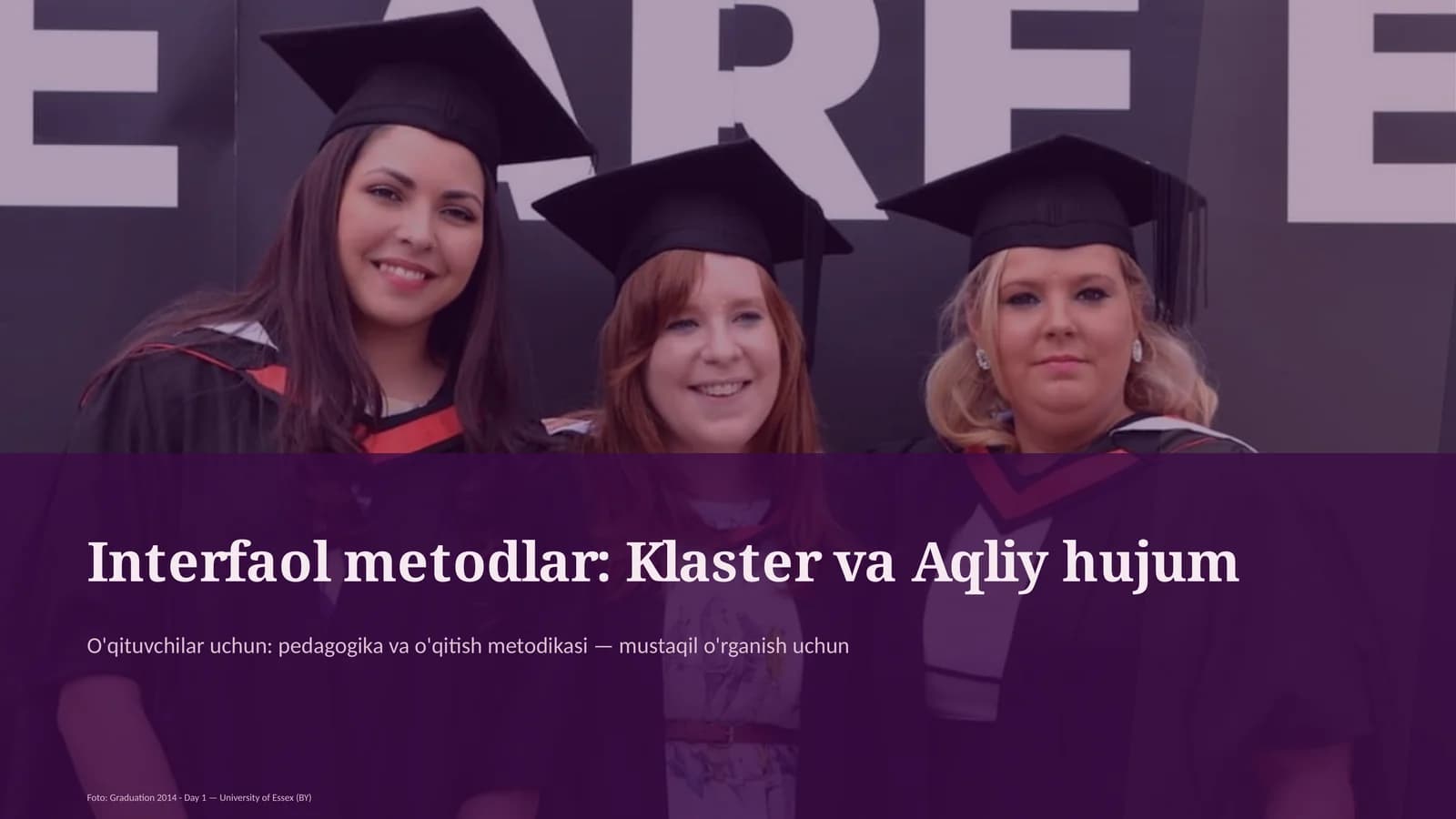 Interfaol metodlar: Klaster va Aqliy hujum
