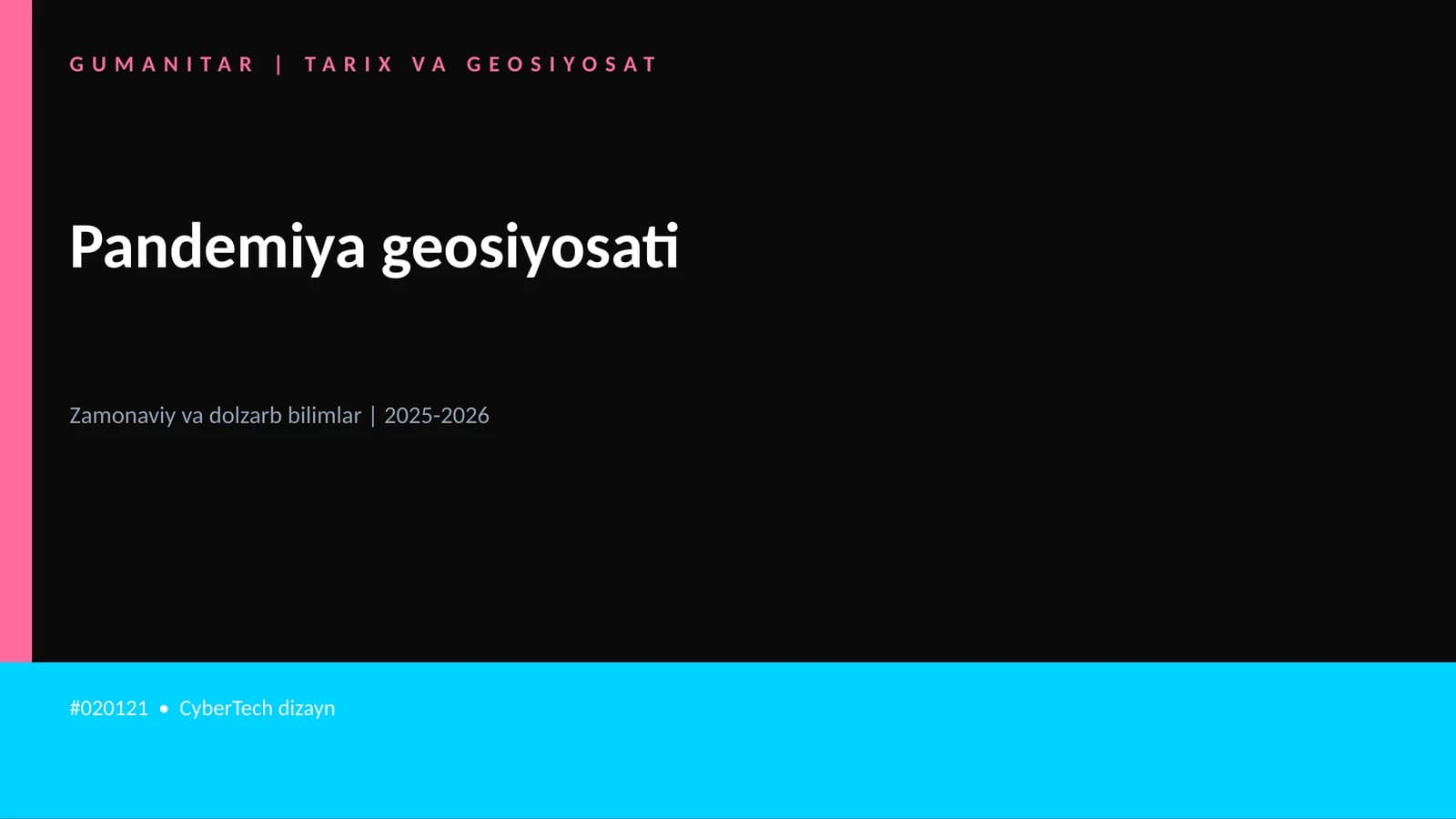 Pandemiya geosiyosati