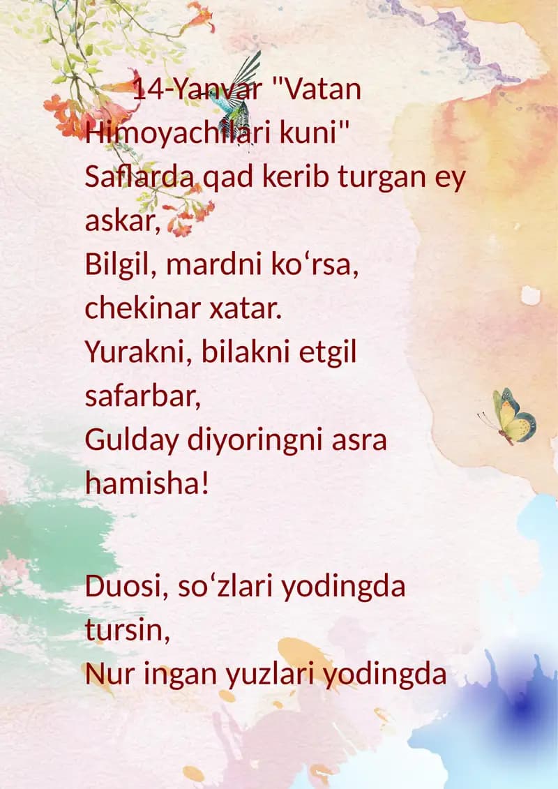 Vatan Himoyachilari kuni