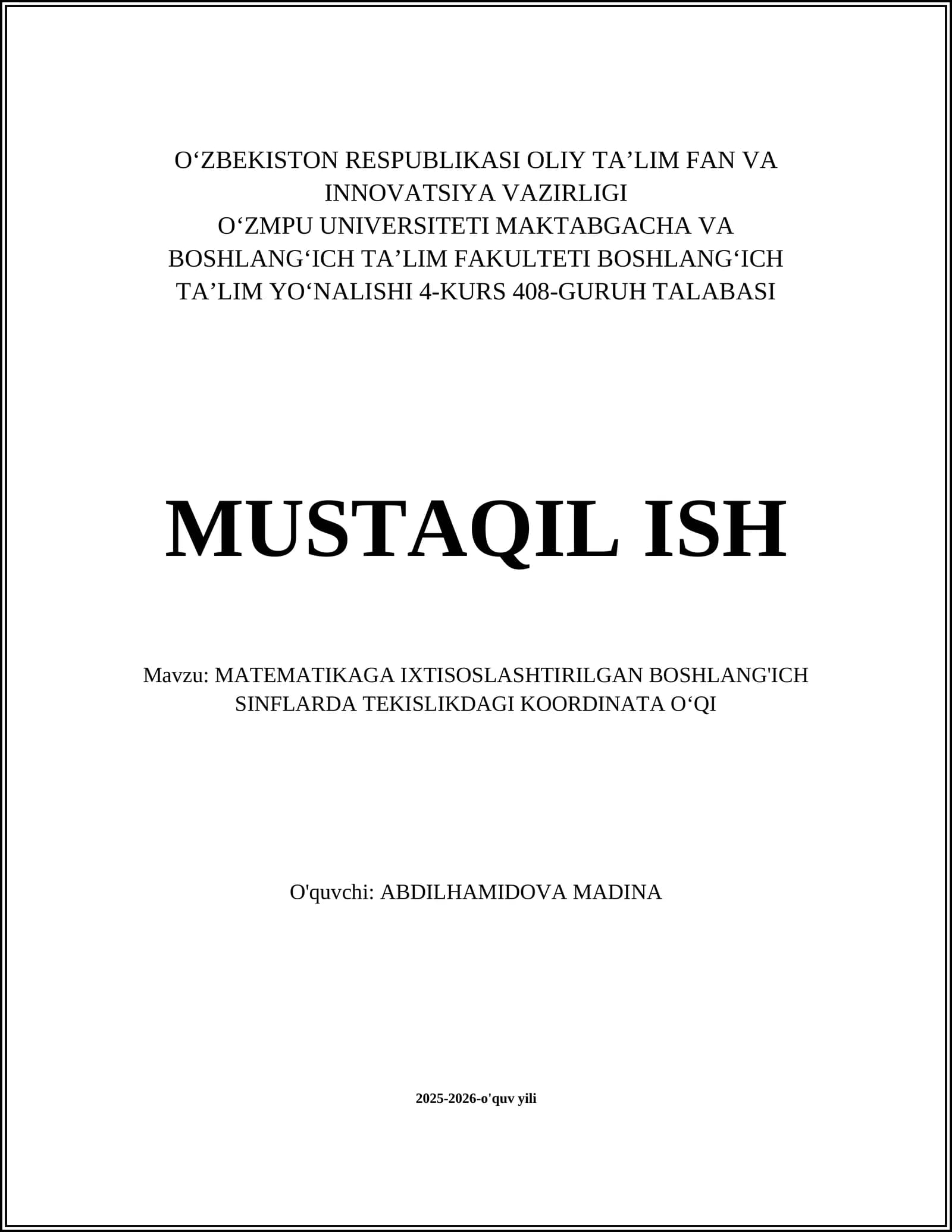 Koordinata o'qi: tushuncha va maqsad
