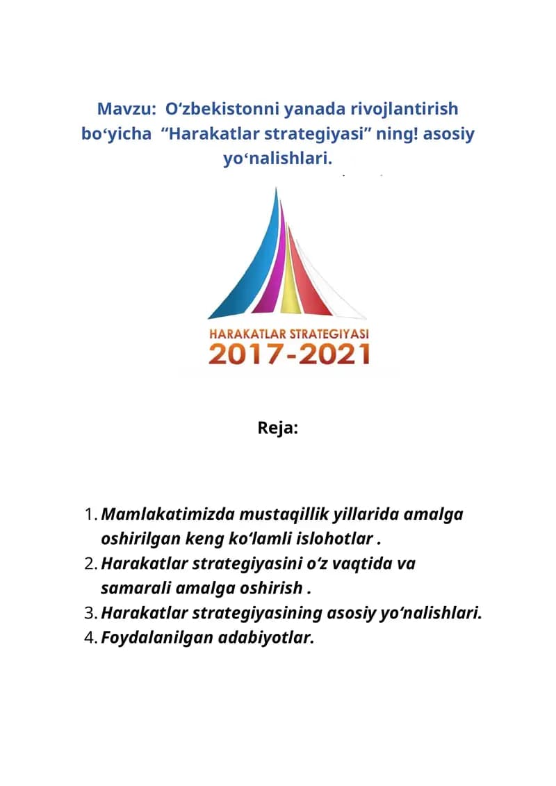 Harakatlar strategiyasi