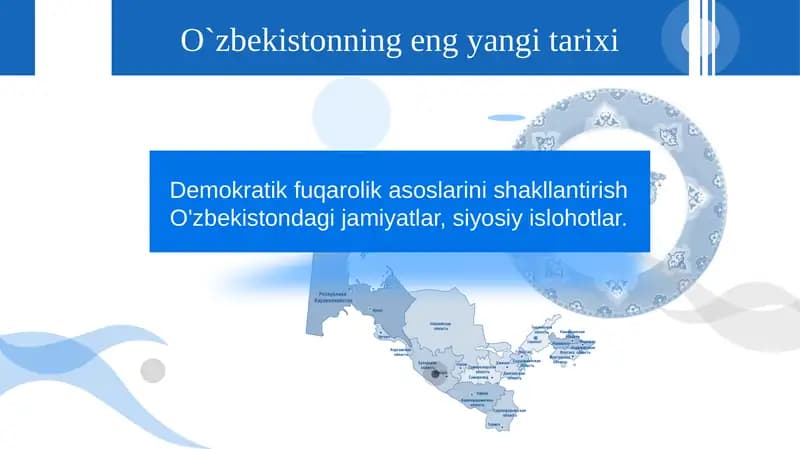 O`zbekistonning eng yangi tarixi