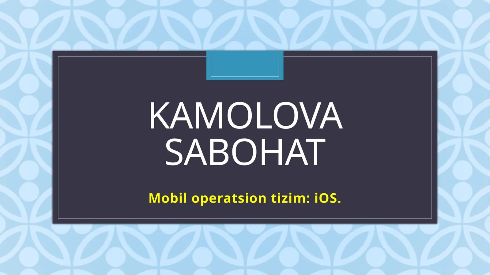 iOS (Apple tizimi)
