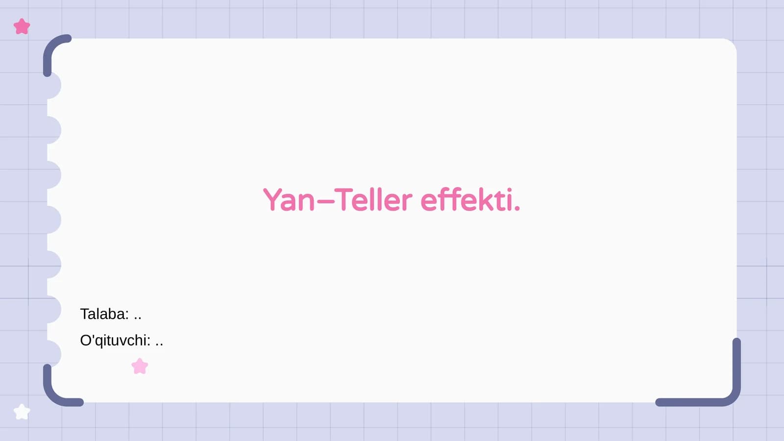 Yan–Teller effekti