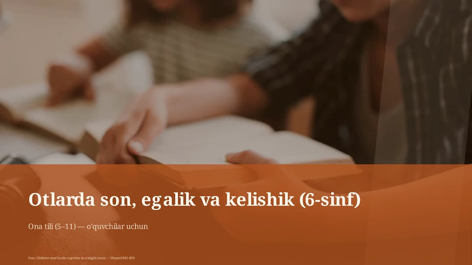 Ona tili (5– 11) — o'quvchilar uchun