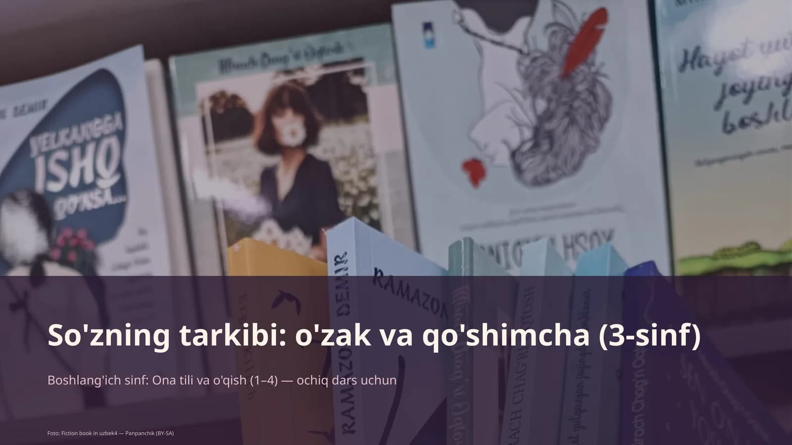 Ona tili va o'qish (1–4) - ochiq dars uchun
