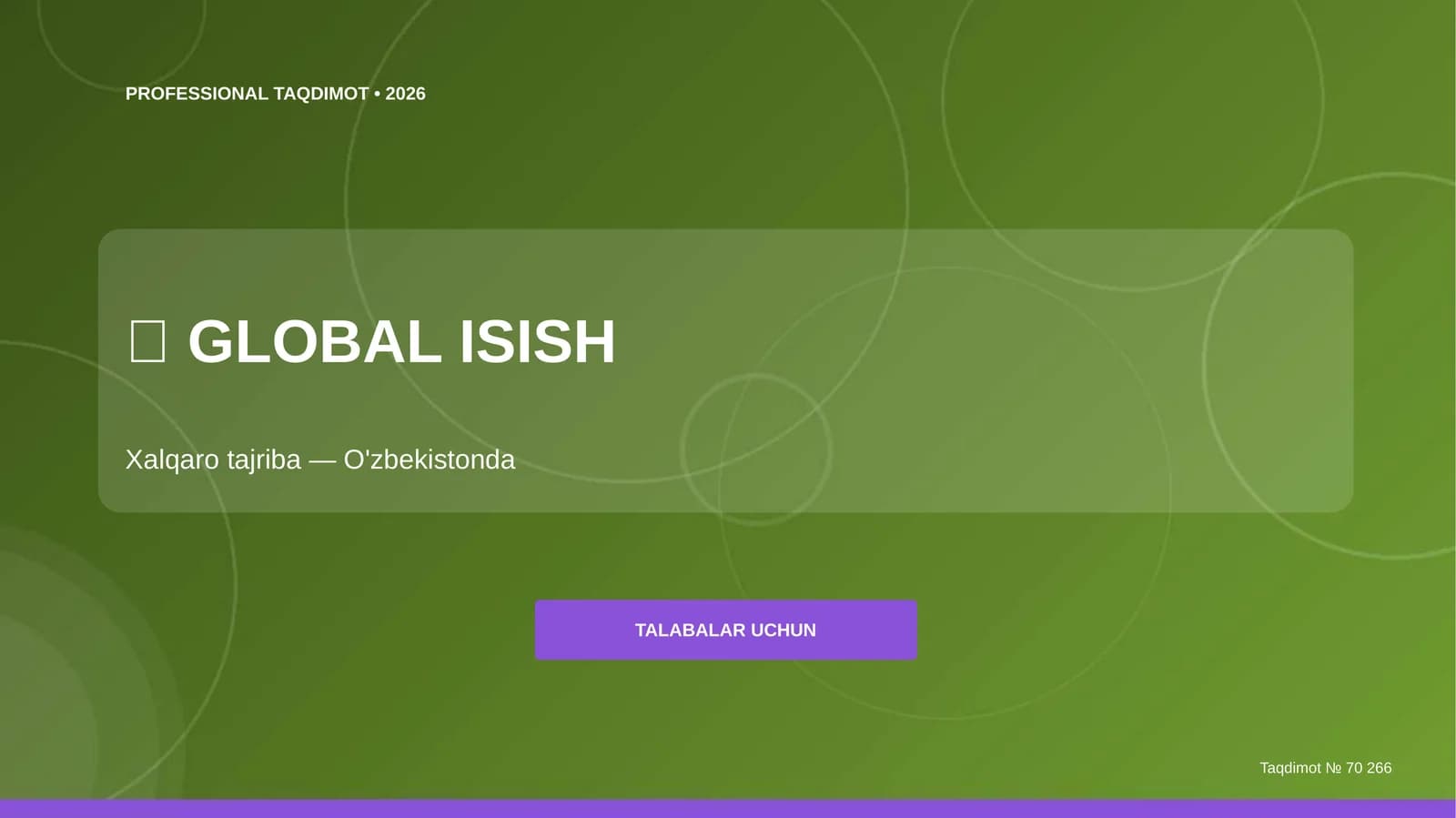 GLOBAL ISISH