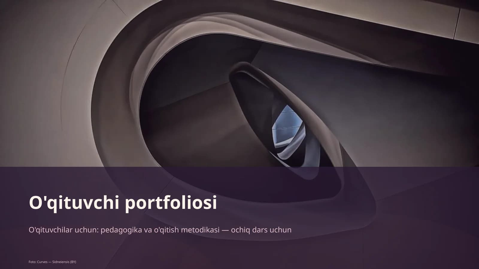 O'qituvchi portfoliosi
