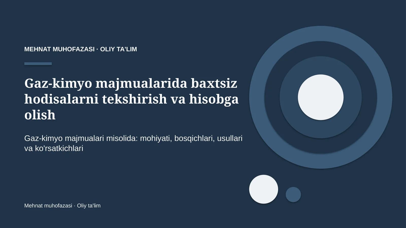 gaz kimyo majmualarida baxtsiz hodisalarni tekshirish va hisobga olish 9145